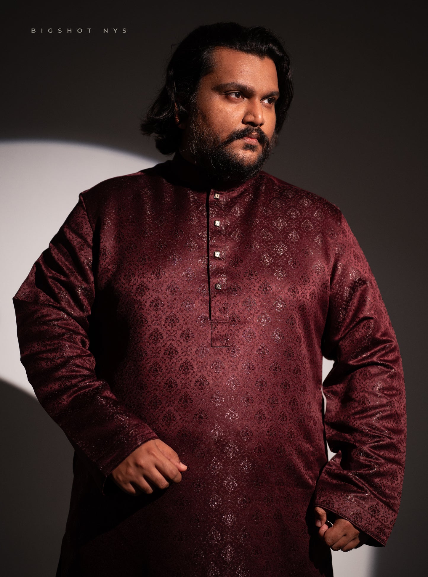 Royal Maroon Luxury Panjabi - NYS Edition