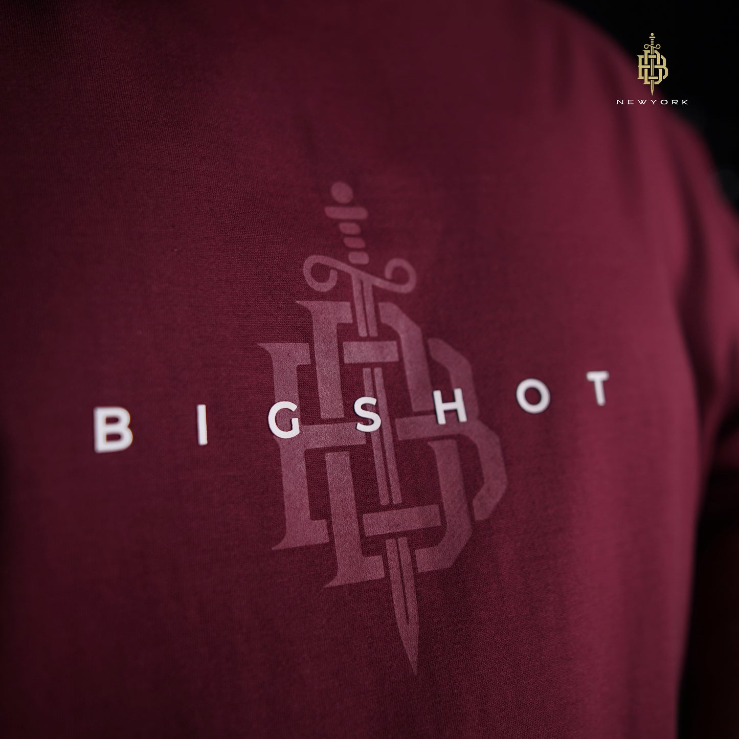 Drop Shoulder Maroon (D-4)