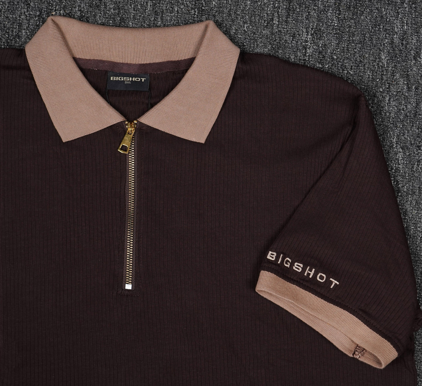 Luxury Old Money Polo - Deep Choco Brown