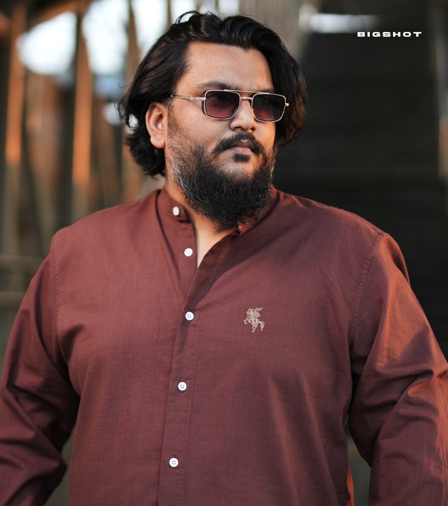 Old Money Linen Shirt - Brown Coffee