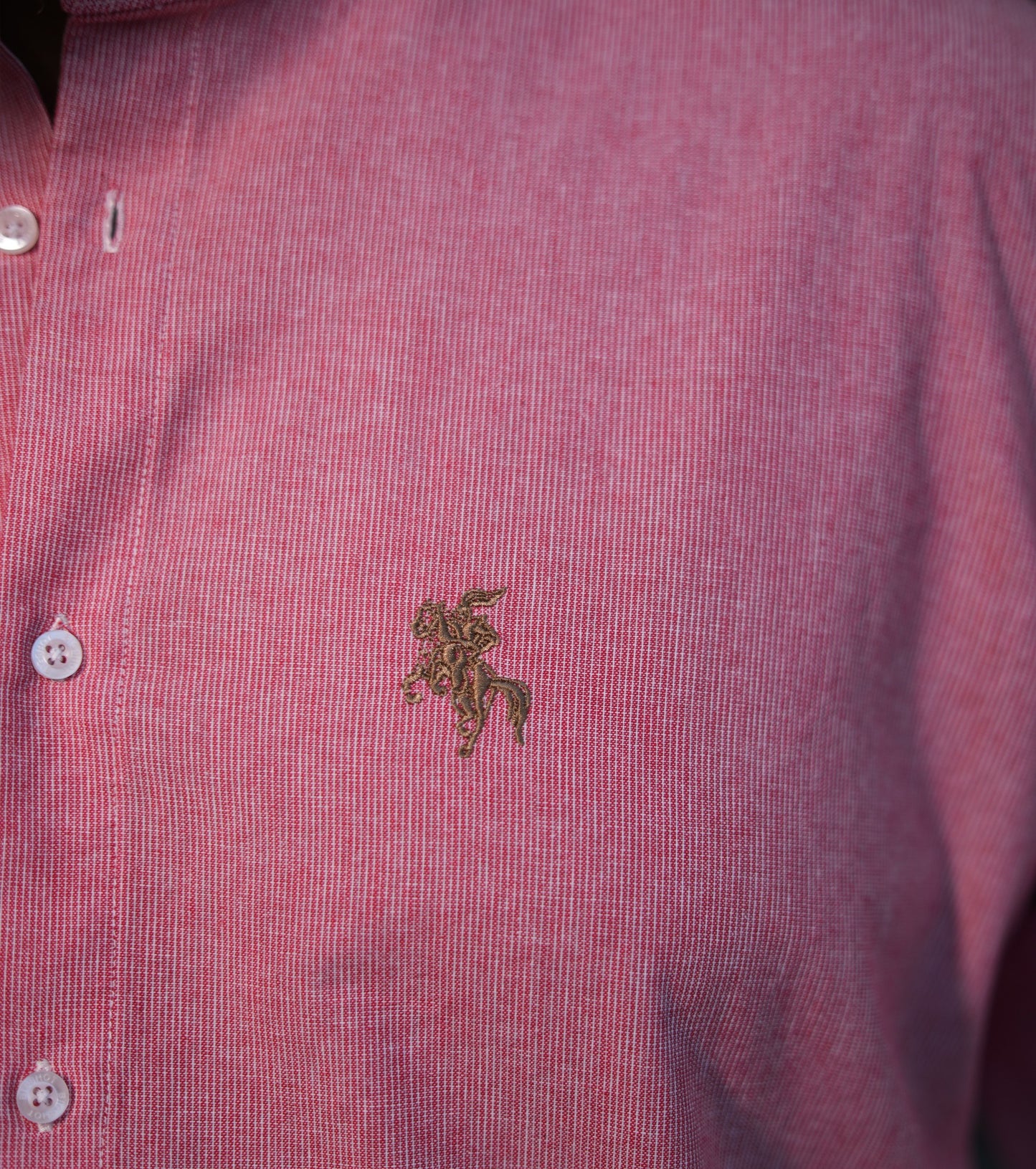 Old Money Linen Shirt - Emerging Pink