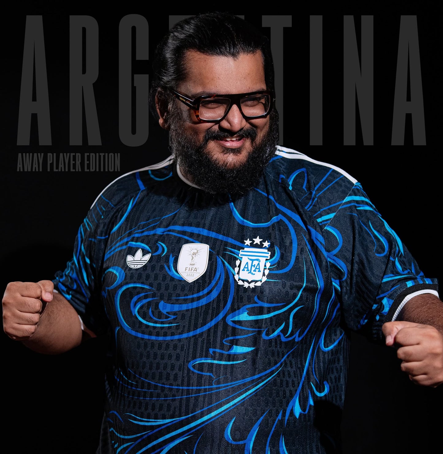 Big Size Jersey - Argentina Away (Player Edition)
