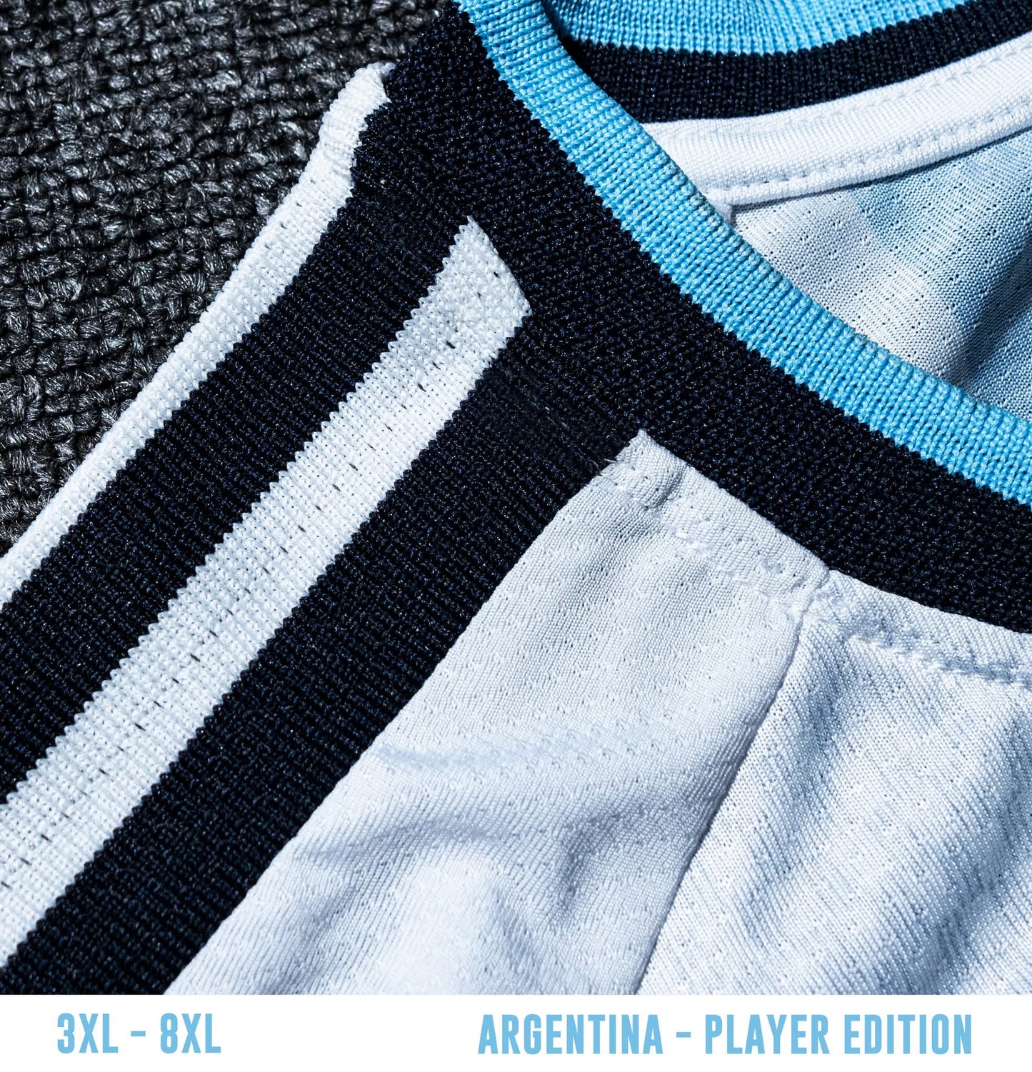 Big Size Jersey - Argentina Home (Player Edition)
