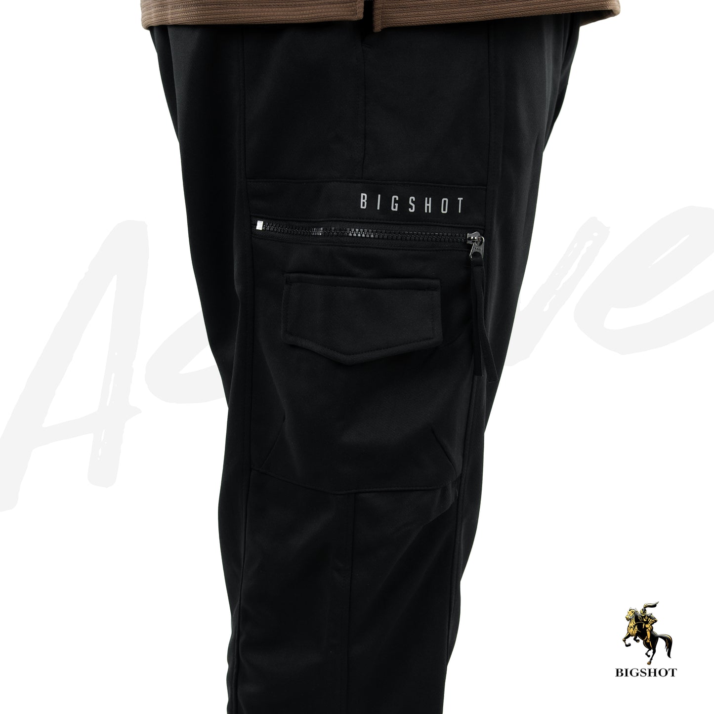 BIGSHOT Active Cargo Pants - Black