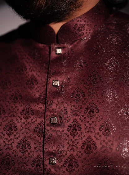 Royal Maroon Luxury Panjabi - NYS Edition