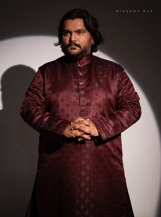 Royal Maroon Luxury Panjabi - NYS Edition