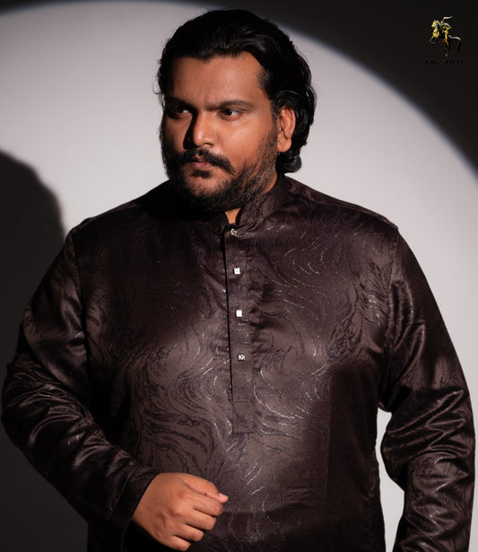 Vintage Maroon Luxury Panjabi - NYS Edition