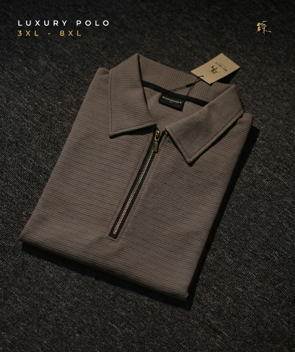 Old Money Polo - Dark Beige