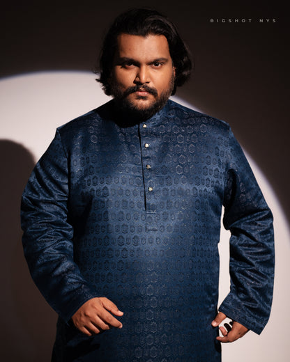 Midnight Blue Luxury Panjabi - NYS Edition
