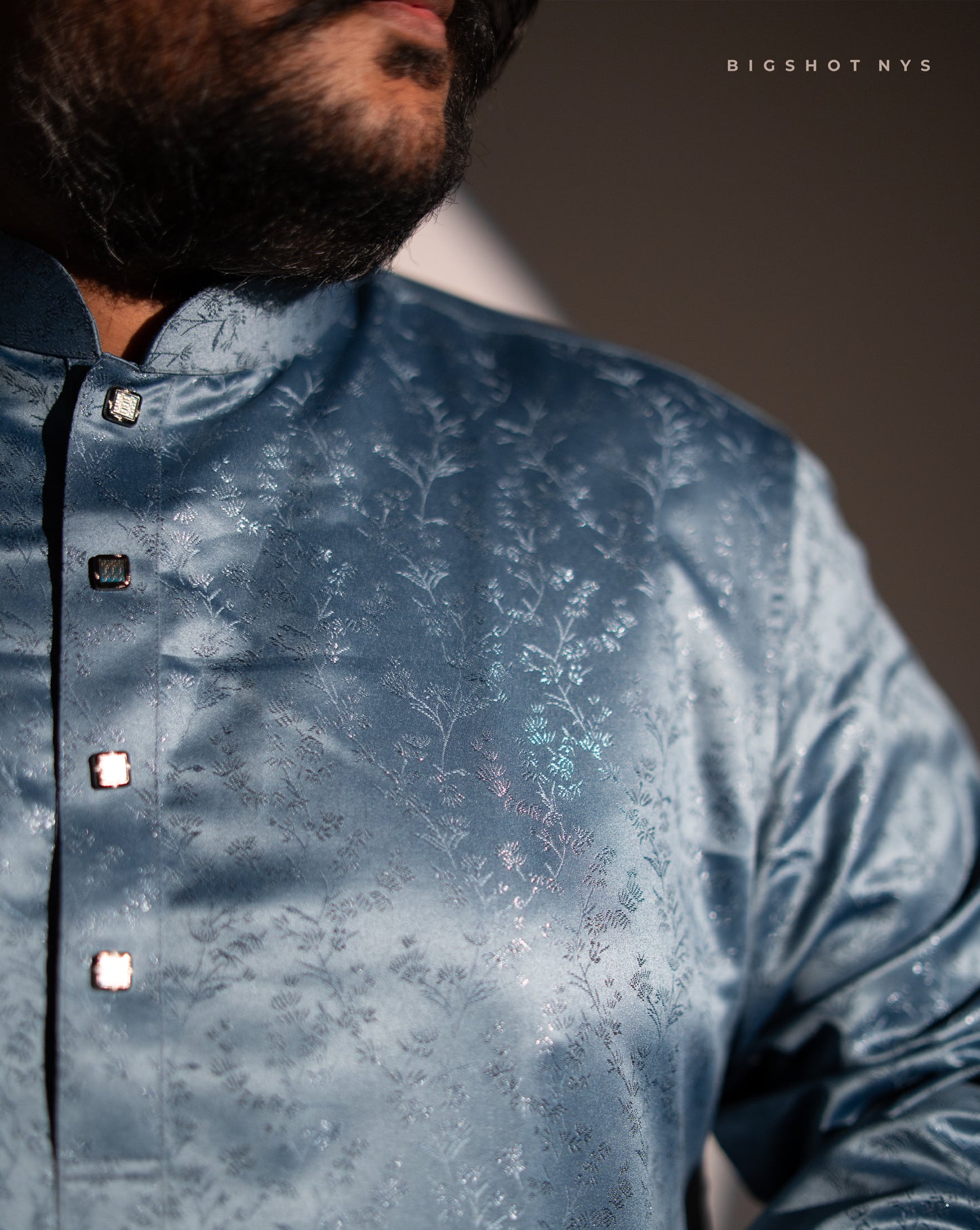 Aqua Blue Luxury Panjabi - NYS Edition