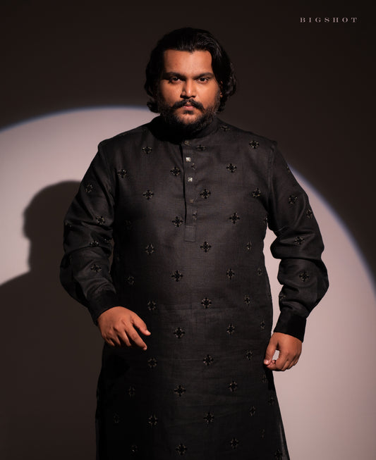 Black Velvet Luxury Panjabi - Epic Edition (Pre Order)