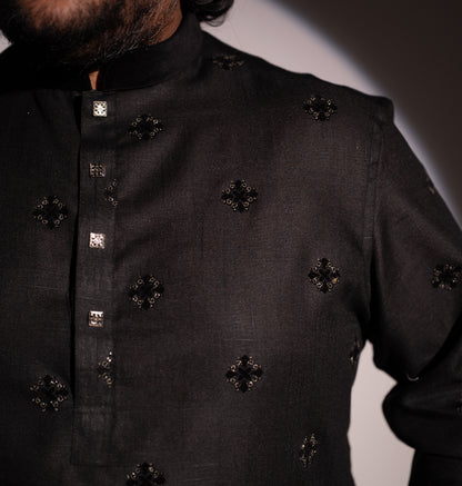 Black Velvet Luxury Panjabi - Epic Edition (Pre Order)