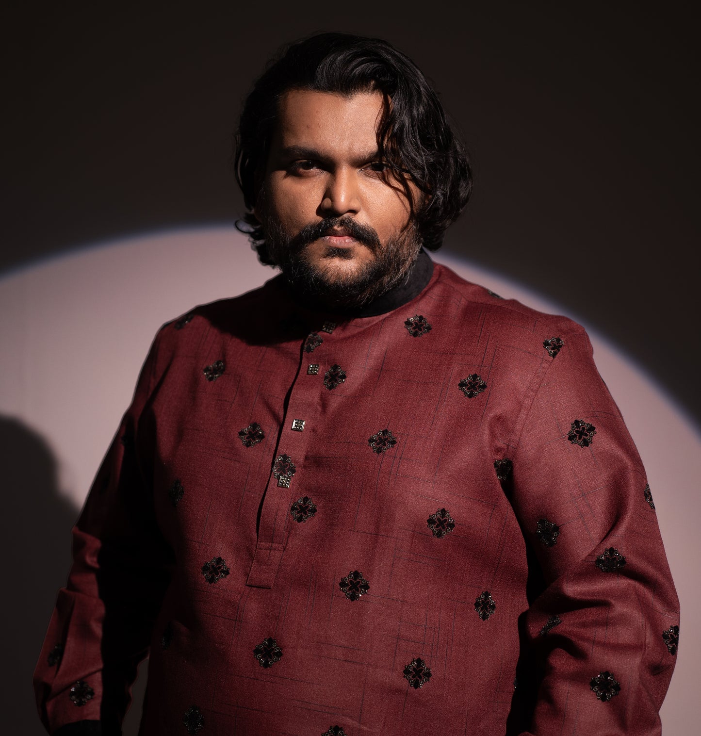 Maroon Velvet Luxury Panjabi - Epic Edition (Pre Order)