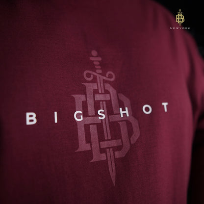 Drop Shoulder Maroon (D-4)