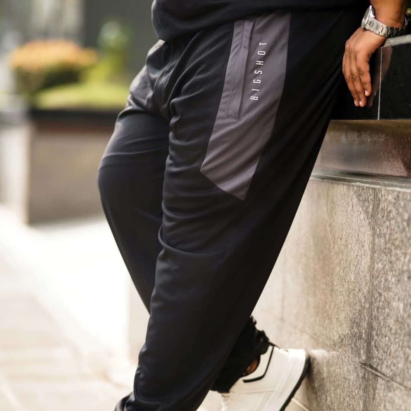 Plus Size Trouser (Original Black with Ash)