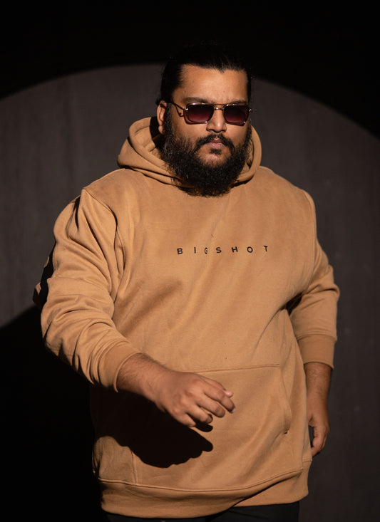 Plus Size Hoodie (Beige)