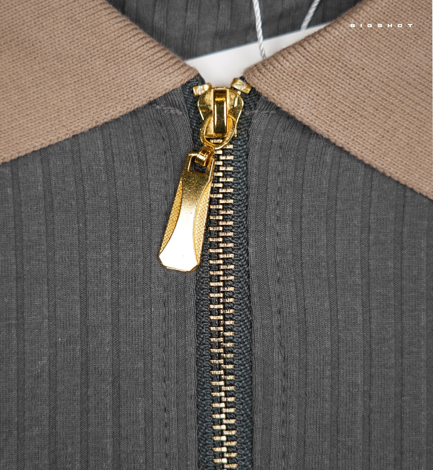 Luxury Old Money Polo - Ash Beige