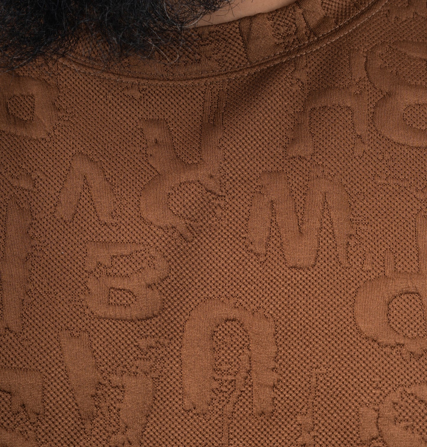 Luxury Drop Shoulder - Alphabet Series - Choco Brown