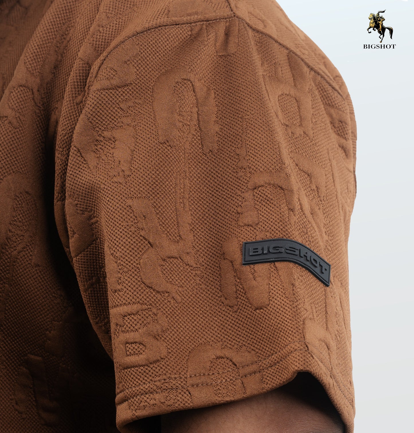 Luxury Drop Shoulder - Alphabet Series - Choco Brown