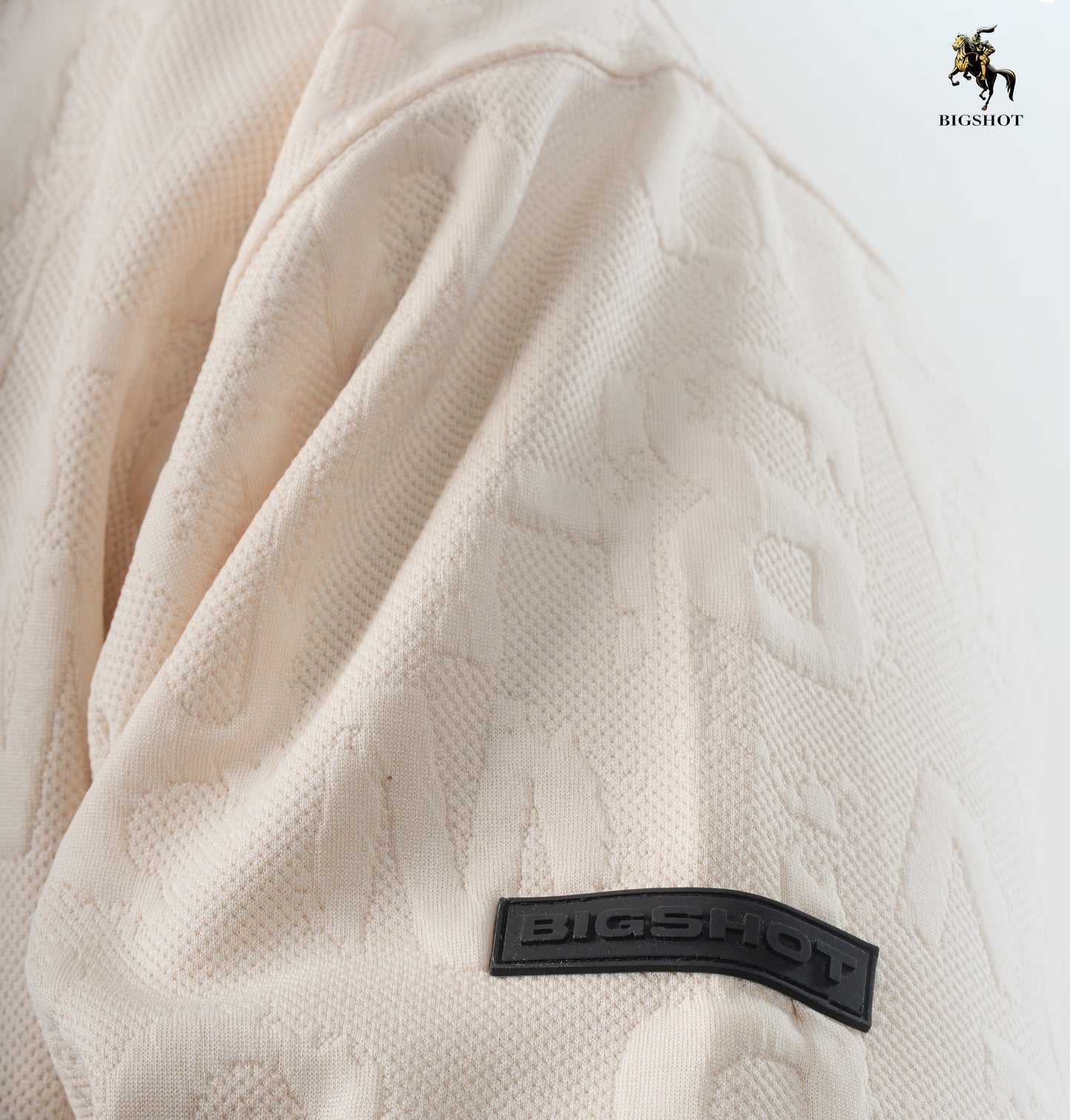 Luxury Drop Shoulder - Alphabet Series - Cream White