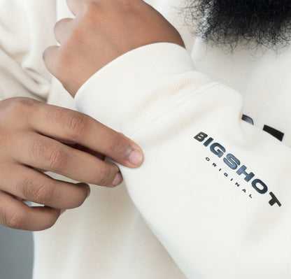 Big Size Hoodie (D1) - Off White