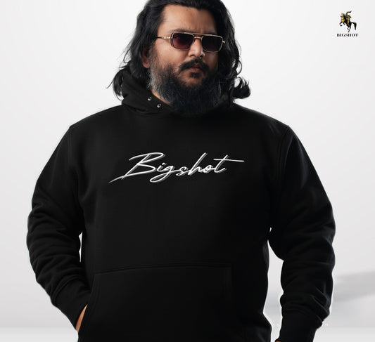 Big Size Hoodie (D3) - Black