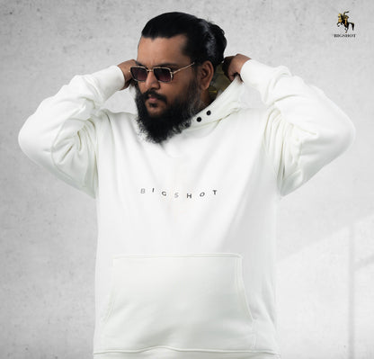 Big Size Hoodie (D4) - Off White