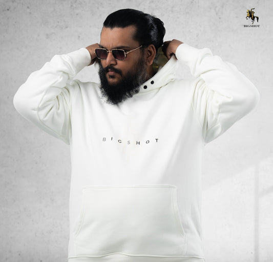 Big Size Hoodie (D4) - Off White