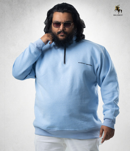 Half Zipper Jacket (D2) - Sky