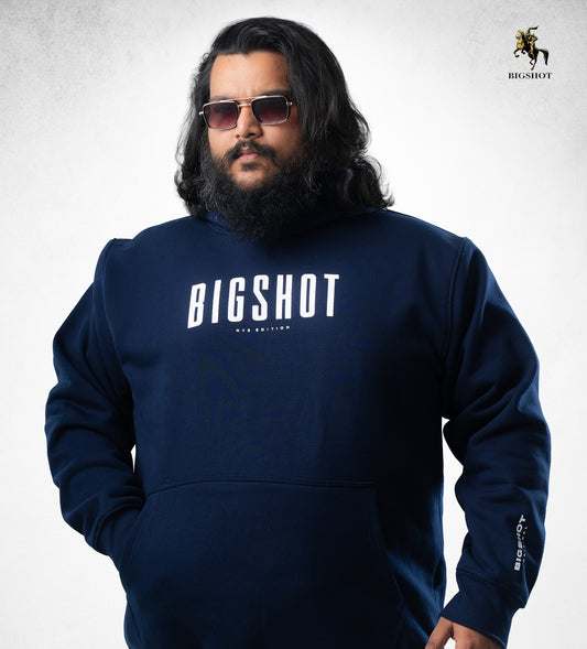 Big Size Hoodie (D1) - Navy