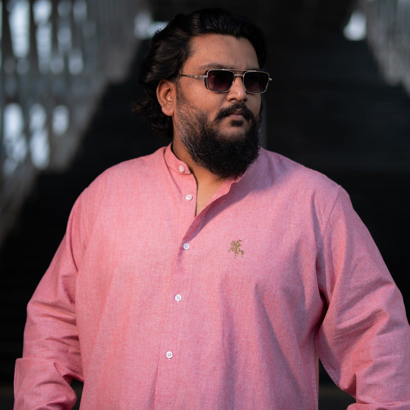 Old Money Linen Shirt - Emerging Pink