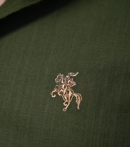 Old Money Linen Shirt - Olive