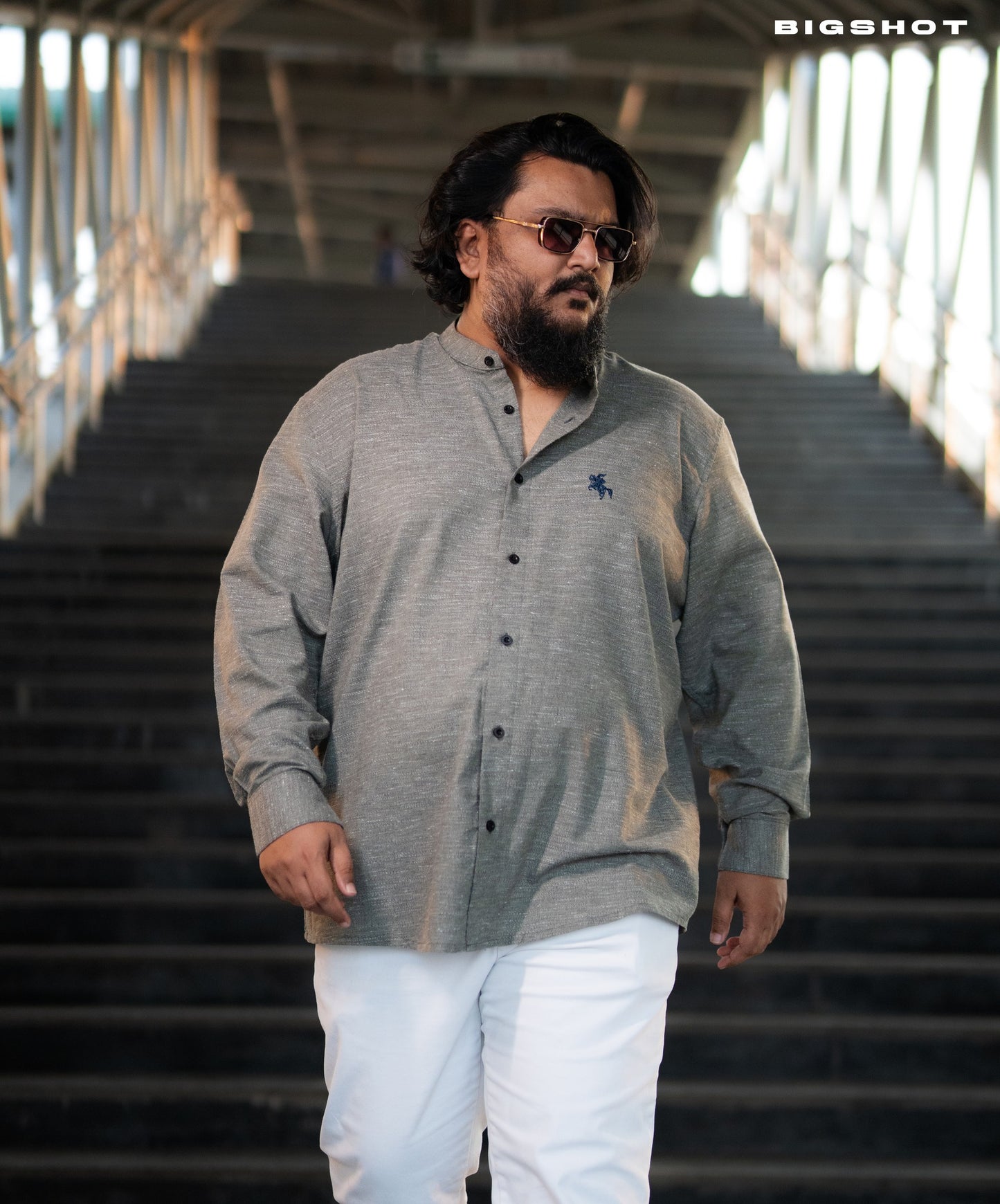 Old Money Linen Shirt - Rayon Grey