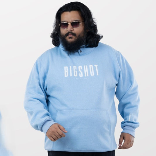 Big Size Hoodie (D1) - Sky