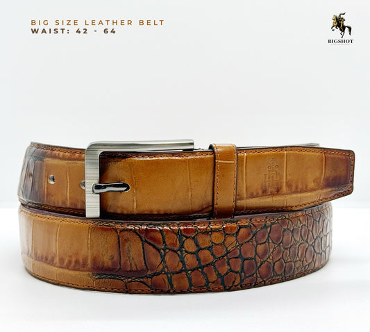 Leather Belt - Deep Light Brown