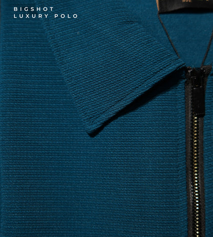 Old Money Polo - Ocean Blue