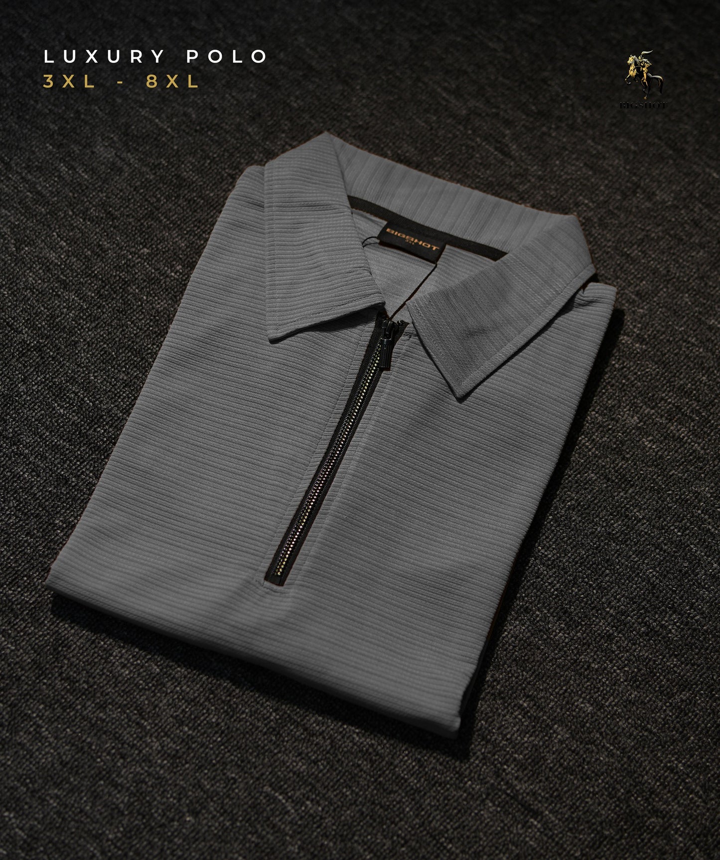 Old Money Polo - Smoky Ash