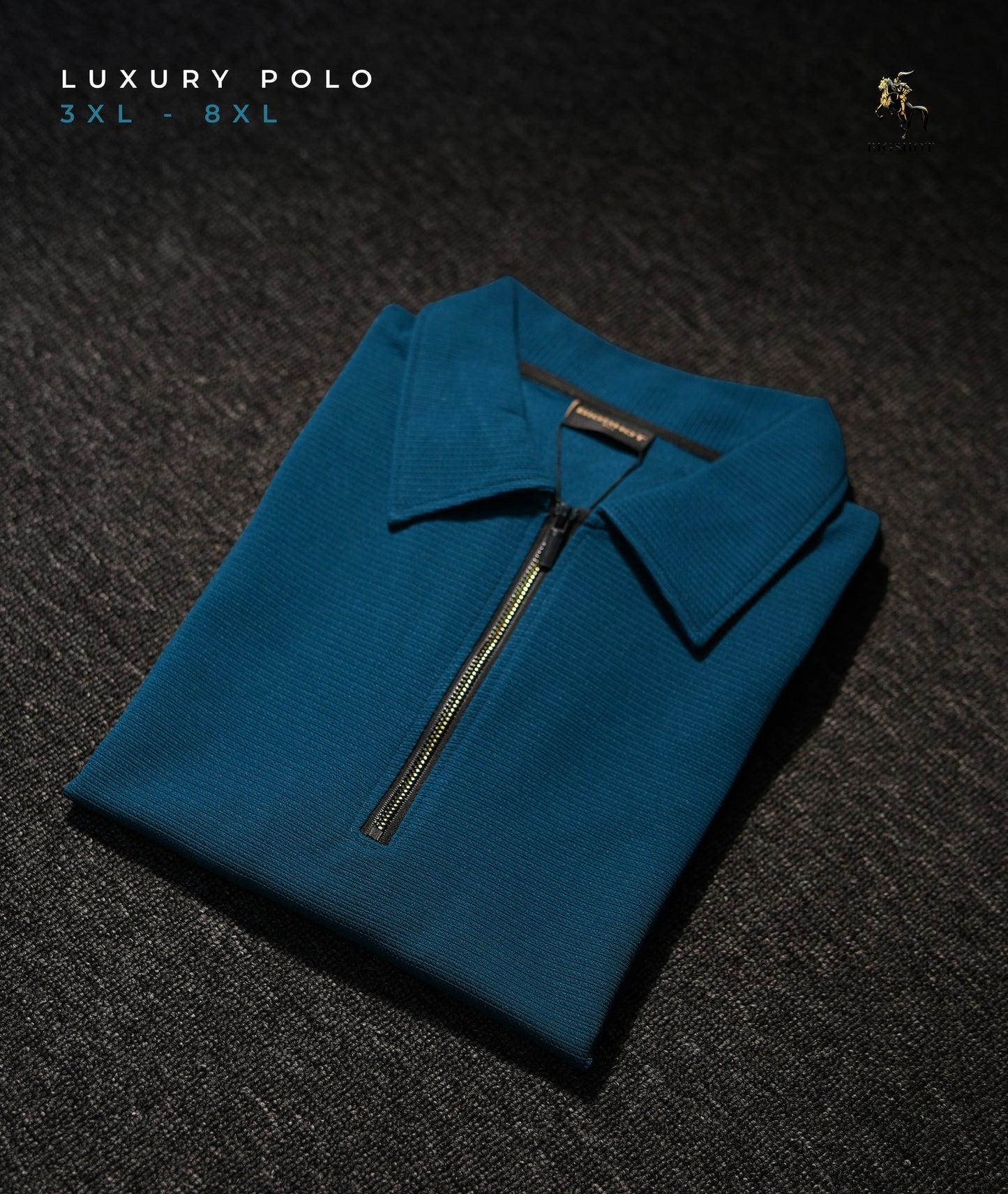 Old Money Polo - Ocean Blue