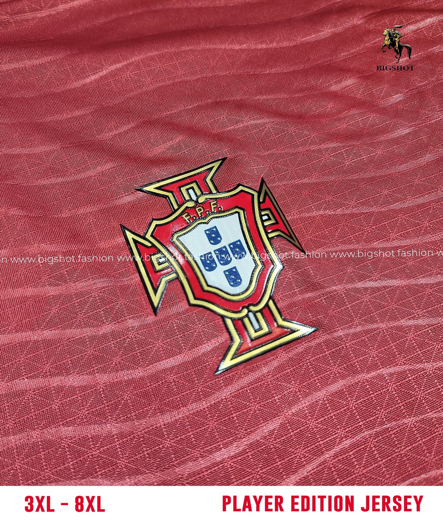 Big Size Jersey - Portugal Home (Player Edition)
