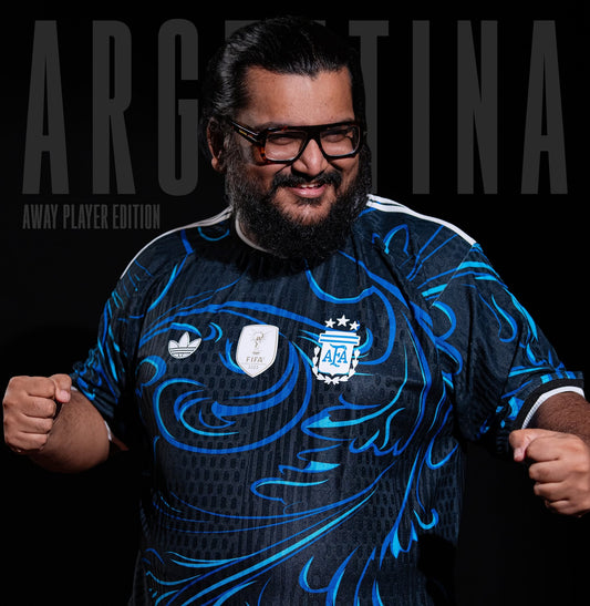 Big Size Jersey - Argentina Away (Player Edition)