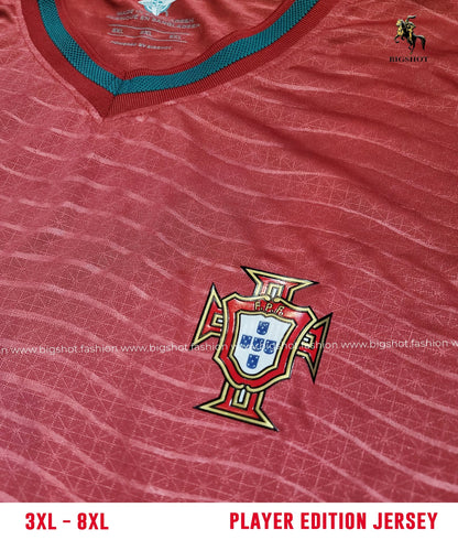 Big Size Jersey - Portugal Home (Player Edition)