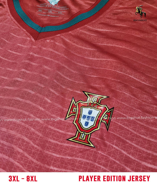 Big Size Jersey - Portugal Home (Player Edition)