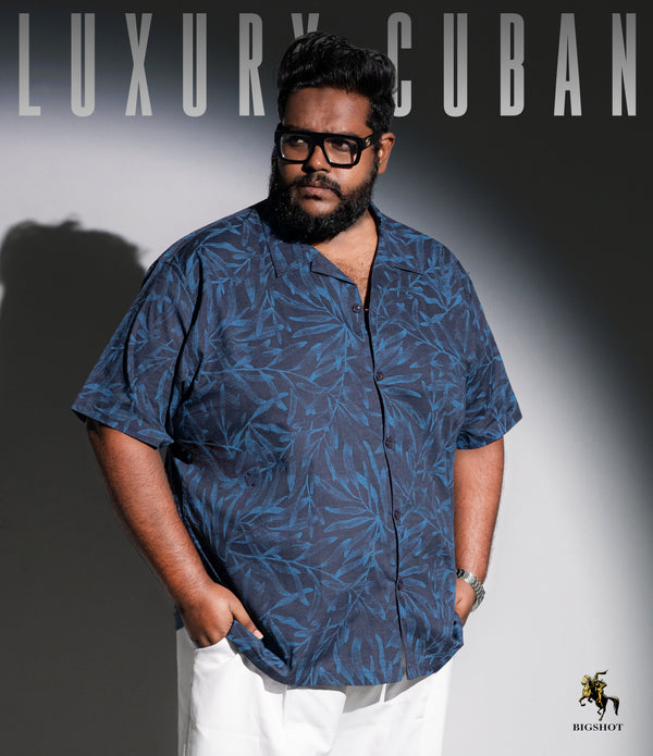 BIGSHOT Luxury Cuban – Navy Leaf