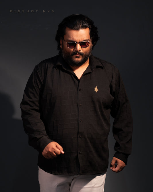Black Popcorn Luxury Full Sleeve Shirt