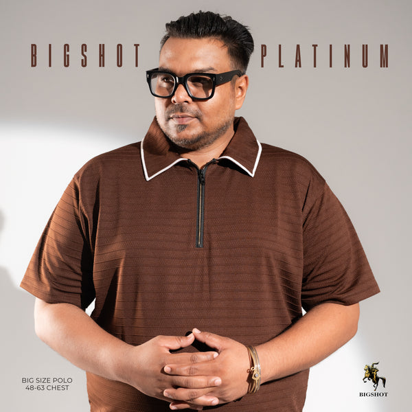Specially Designed Platinum Polo - Deep Brown