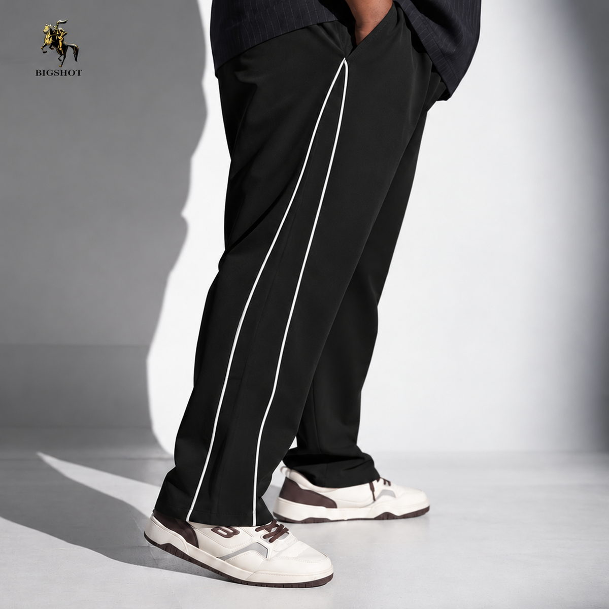 Bigshot Korean Baggy Pant - Black