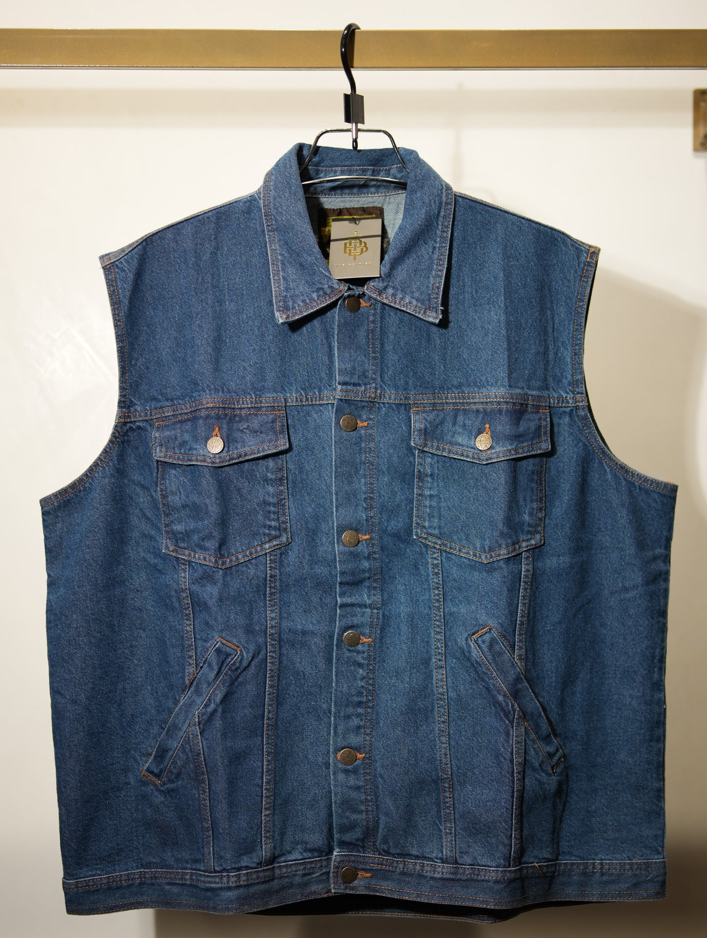 Big Size Denim - Vest