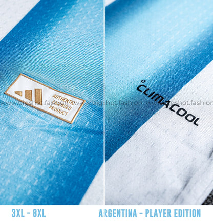 Big Size Jersey - Argentina Home (Player Edition)