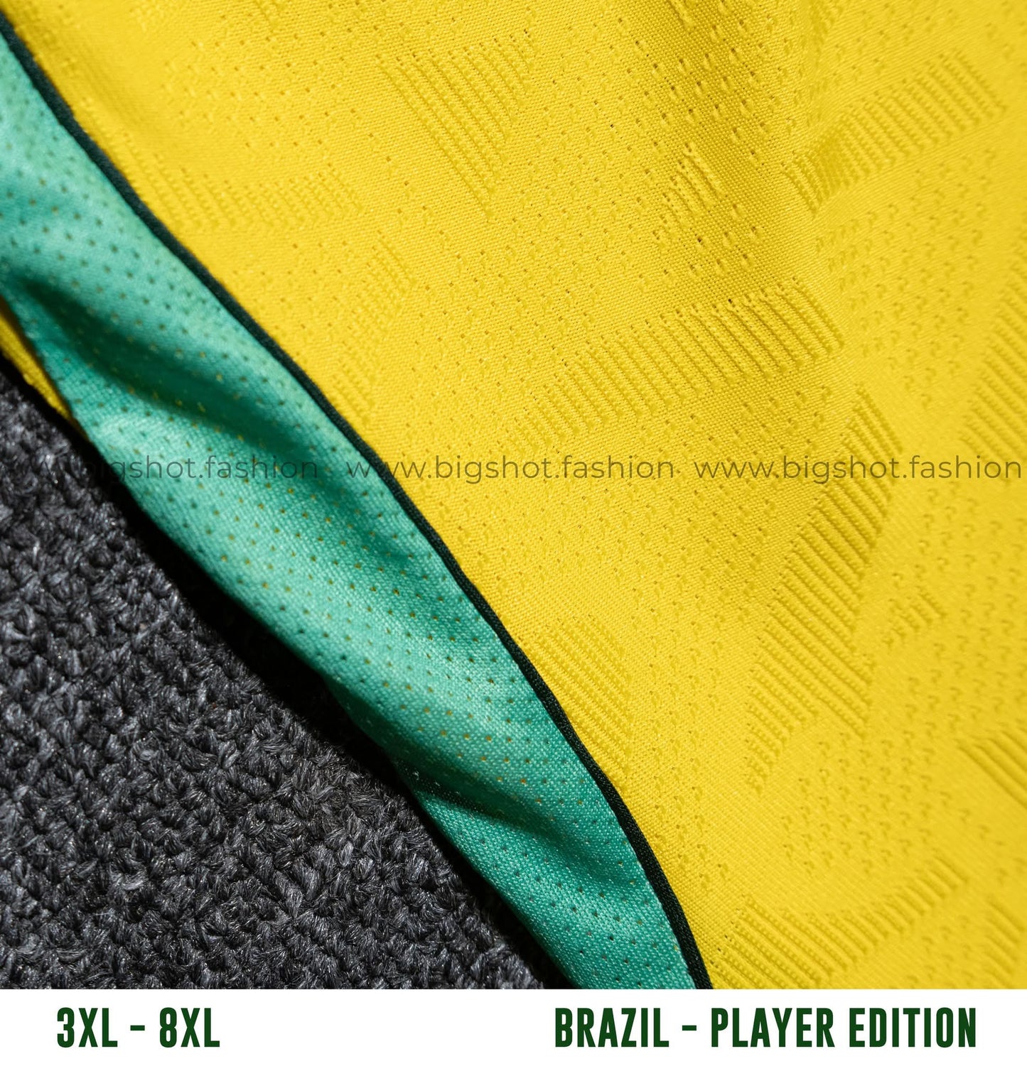 Big Size Jersey - Brazil Home (Player Edition)