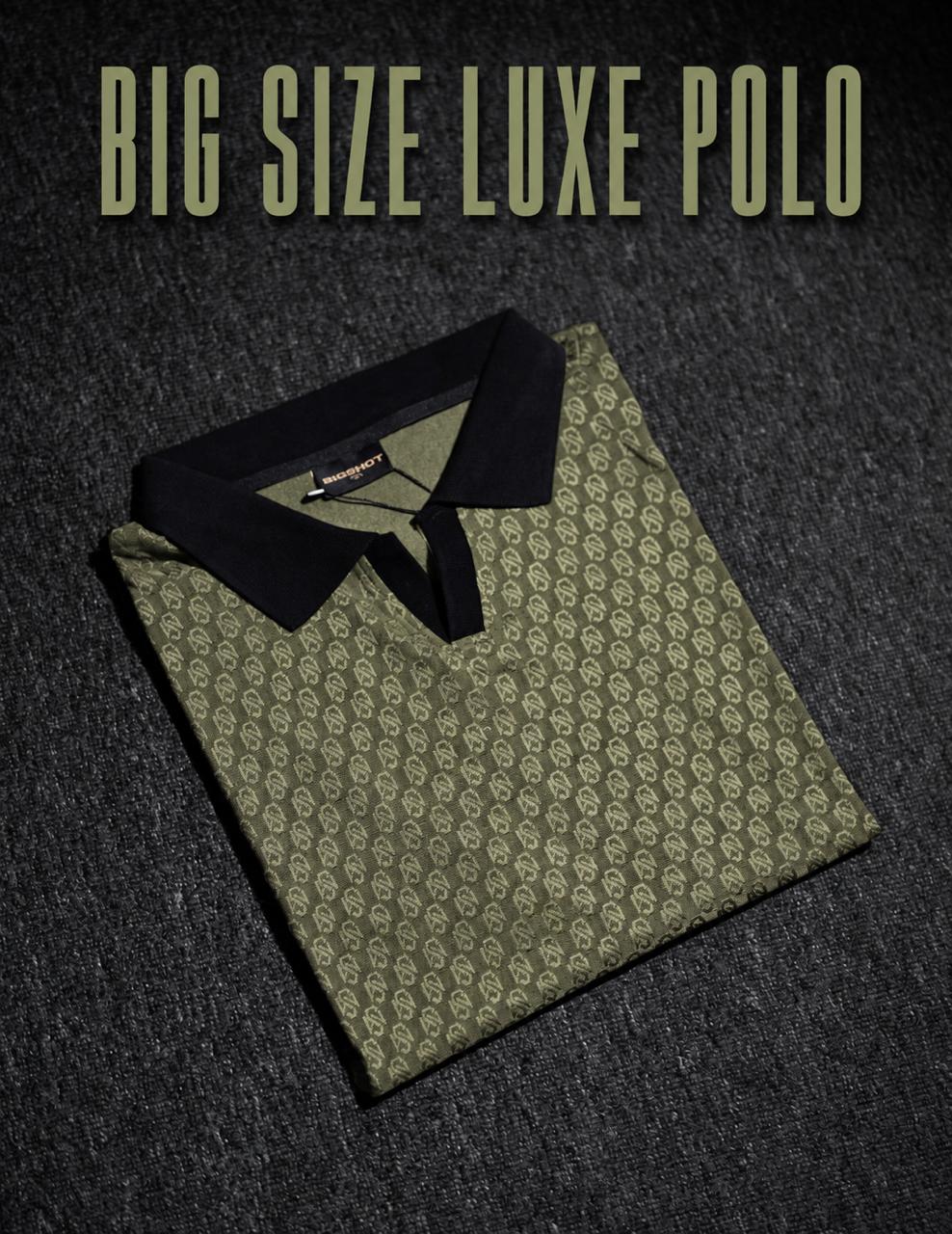 BIGSHOT Specially Designed Luxury Polo - Olive Black